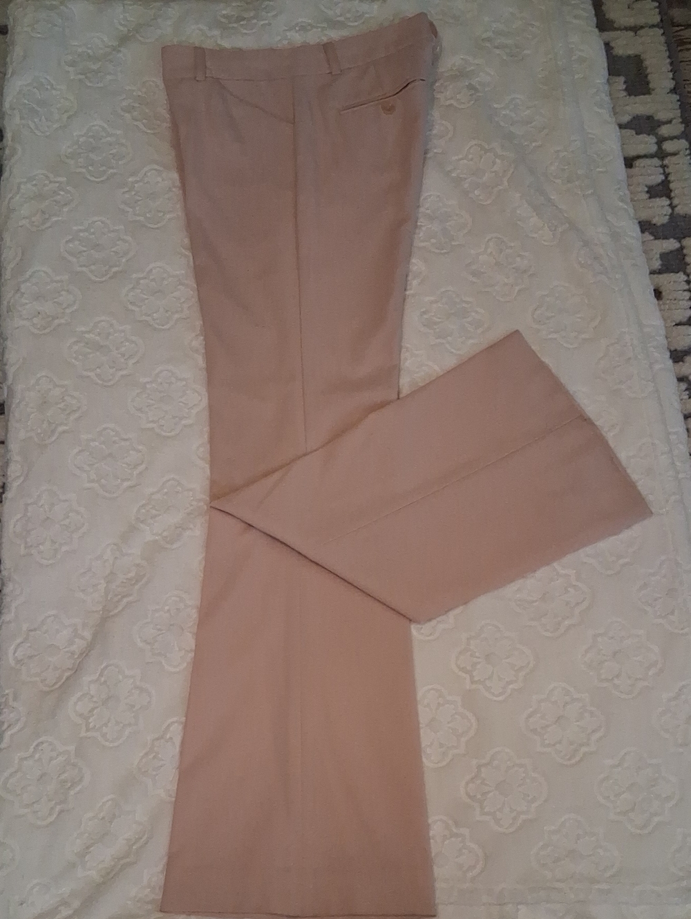 Victoria's Secret Wide-Leg Pants in Blush